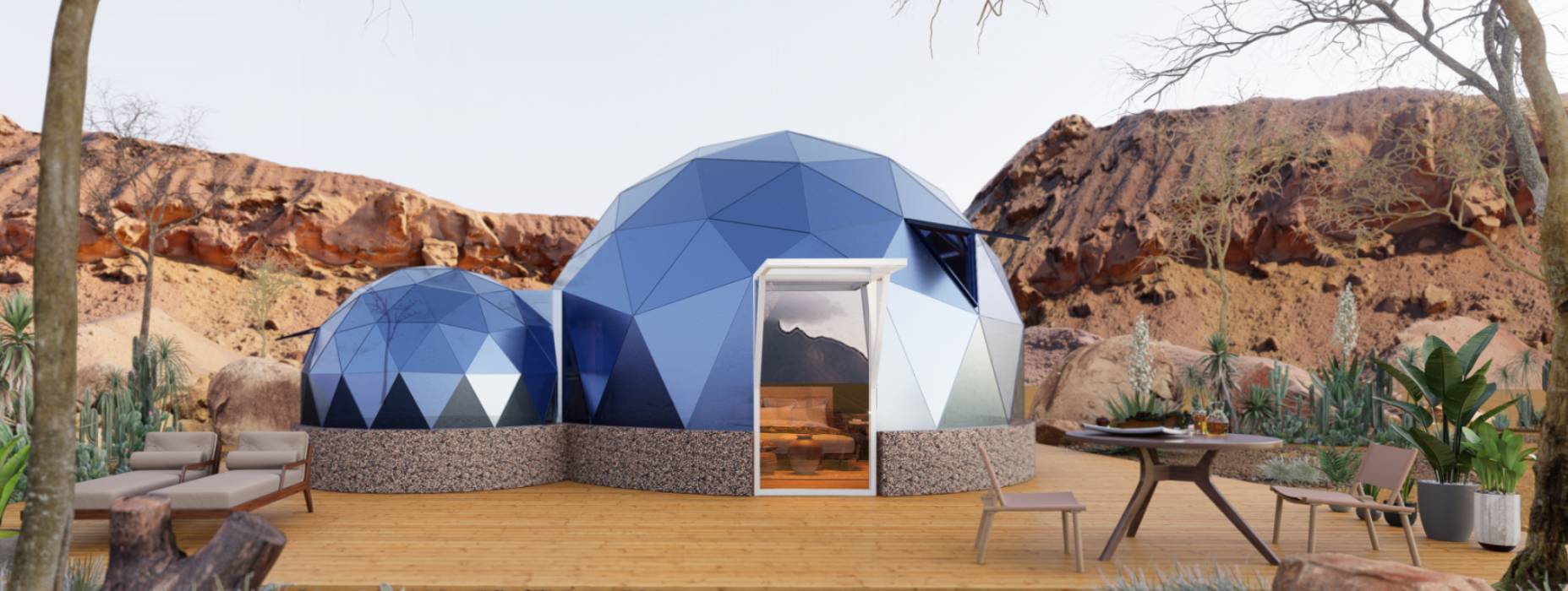 庄河市球形智能光伏玻璃星空房